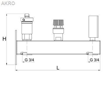 Grupa bezpieczeństwa do CWU 6 bar INOX Diamond